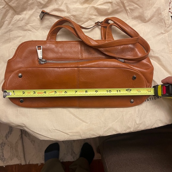Leather satchel by Hobo. Beautiful pecan color - Picture 7 of 8